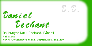 daniel dechant business card